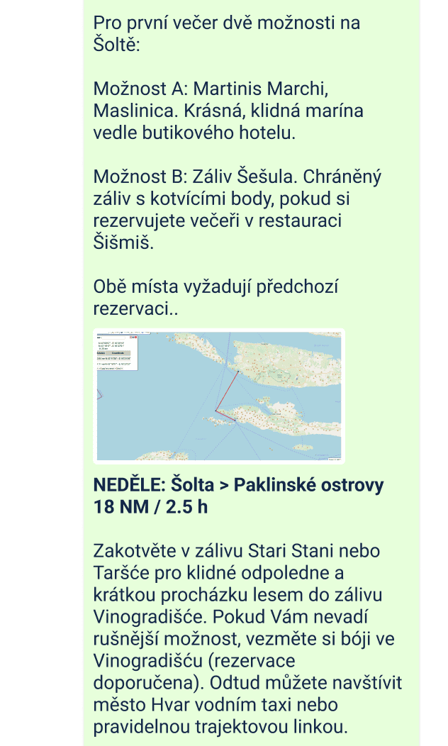 příklad horké linky kapitána