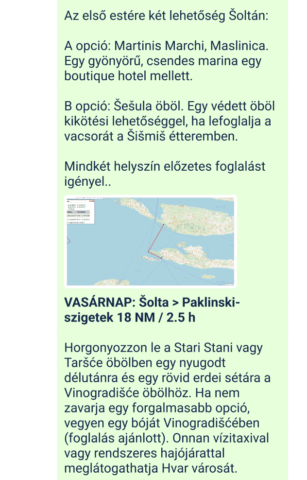 példa a kapitányi forródrótra