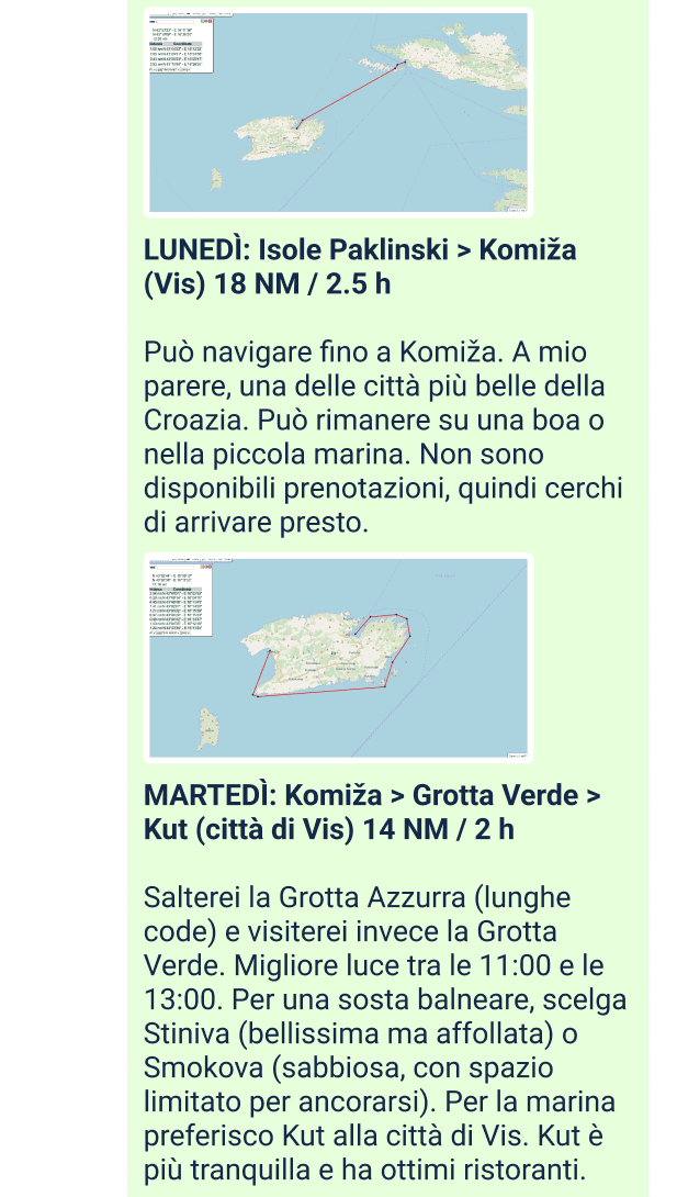 esempio di linea diretta skipper